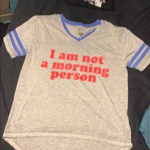 not a morning person